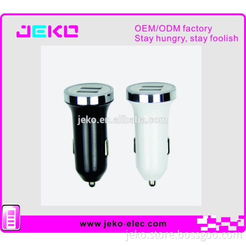 Good quality dual usb car charger LED light up car charger for mobile phone in car using charger